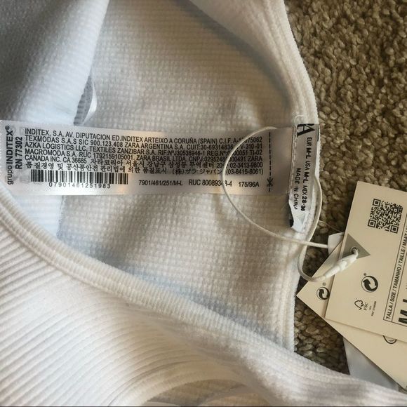 NWT cropped Zara Tank - Picture 3 of 4